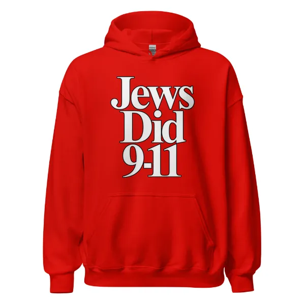 Jews Did 911 - Mens • Hoodie • Basic - Image 3