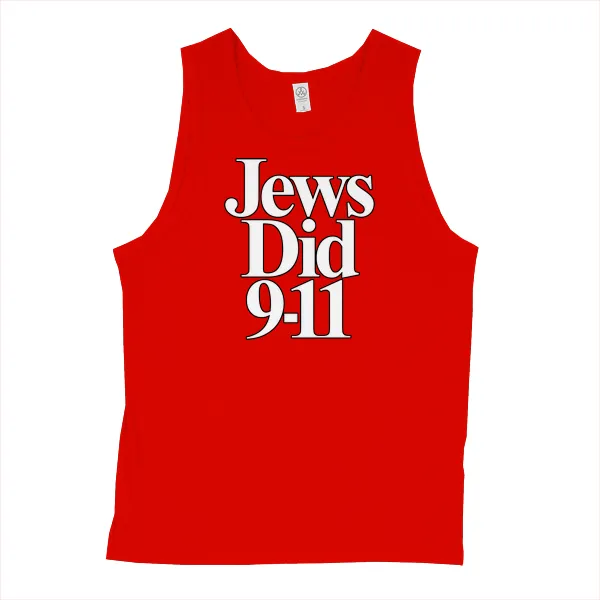 Jews Did 911 - Mens • Tank Top • Premium - Image 3