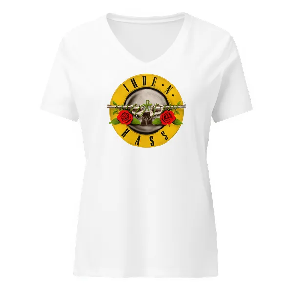 Jude-N-Hass - Ladies • T-shirt • V-neck • Premium - Image 2