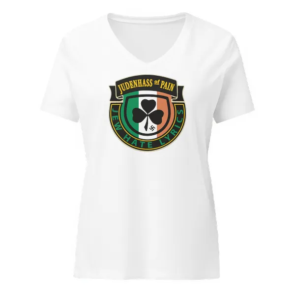 Judenhass-of-Pain - Ladies • T-shirt • V-neck • Basic - Image 2