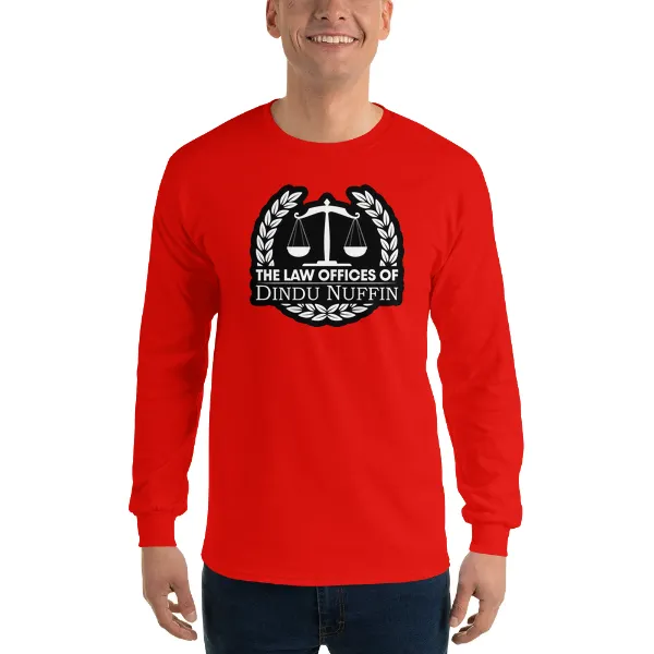 Law Offices of Dindu Nuffin - Mens • T-shirt • Long Sleeve • Basic - Image 3