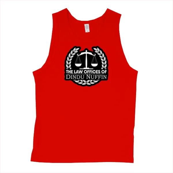Law Offices of Dindu Nuffin - Mens • Tank Top • Basic - Image 3