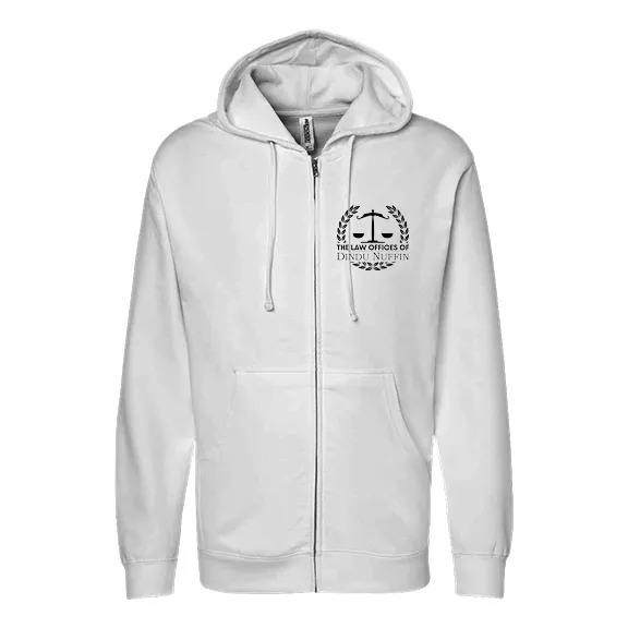 Law Offices of Dindu Nuffin - Mens • Full-Zip Hoodie • Premium - Image 2