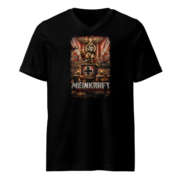 MEINKRAFT - Mens • T-shirt • V-neck • Basic