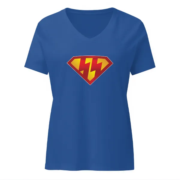 SSuperman - Ladies • T-shirt • V-neck • Basic