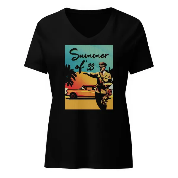 Summer of 33 - Ladies • T-shirt • V-neck • Premium