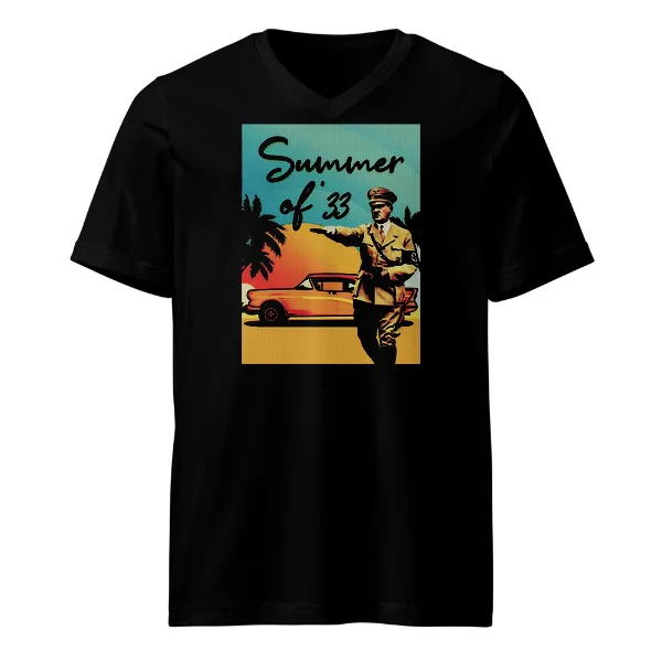 Summer of 33 - Mens • T-shirt • V-neck • Basic