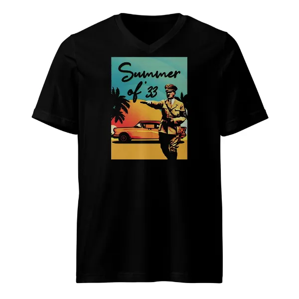 Summer of 33 - Mens • T-shirt • V-neck • Premium