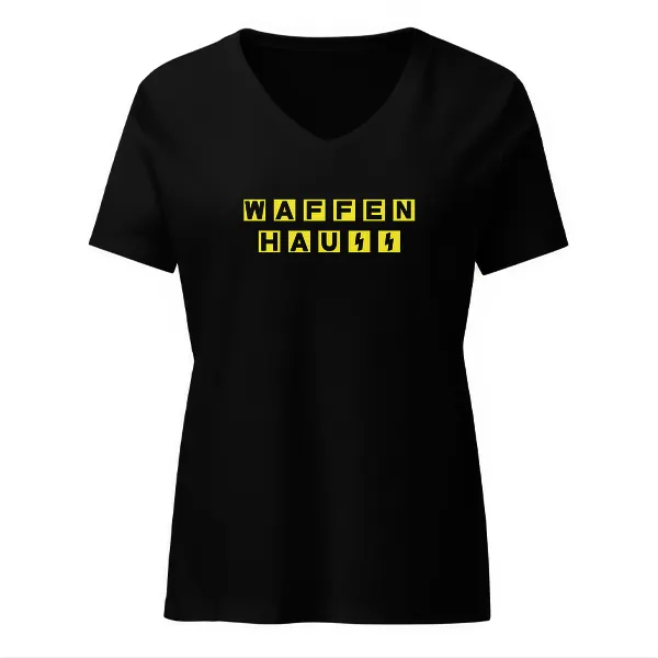 Waffen Hauss - Ladies • T-shirt • V-neck • Basic