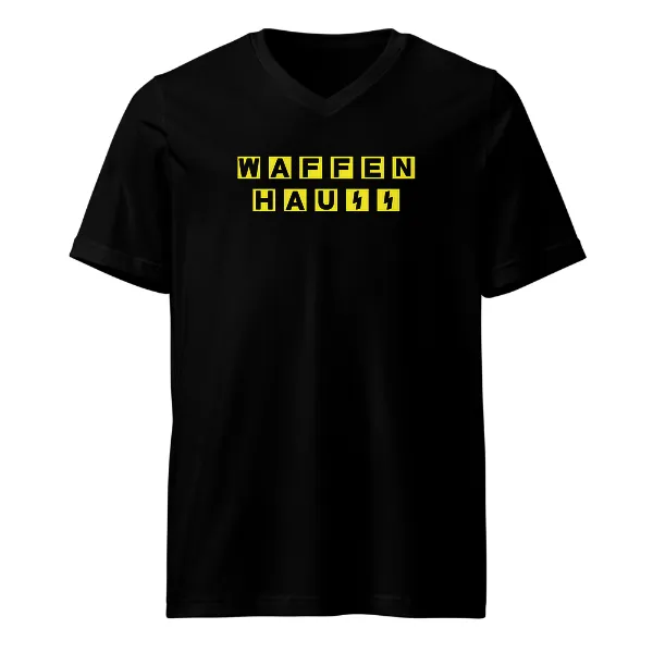 Waffen Hauss - Mens • T-shirt • V-neck • Basic