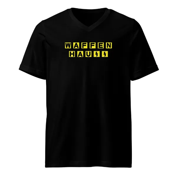 Waffen Hauss - Mens • T-shirt • V-neck • Premium