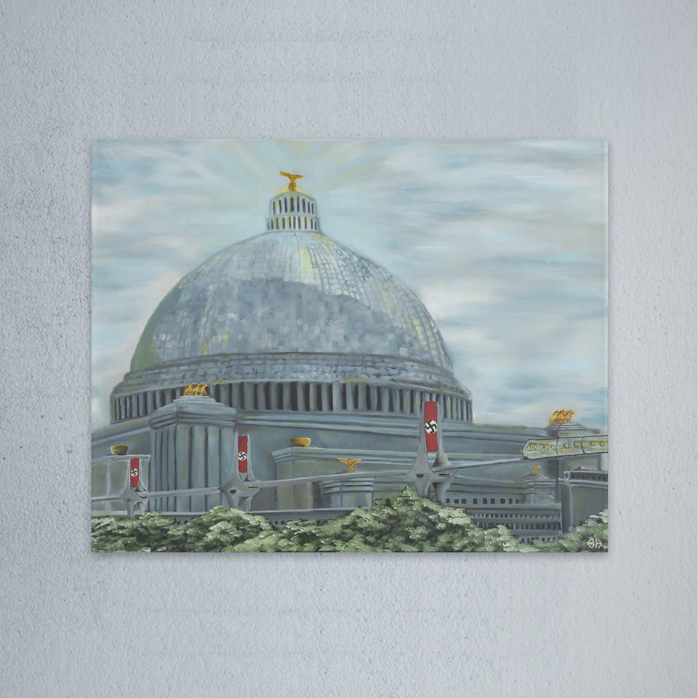 The Volkshalle • Buchen Waldo • Poster