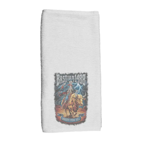 Bastian 1488 Cowgoy From Hell - Hand Towel