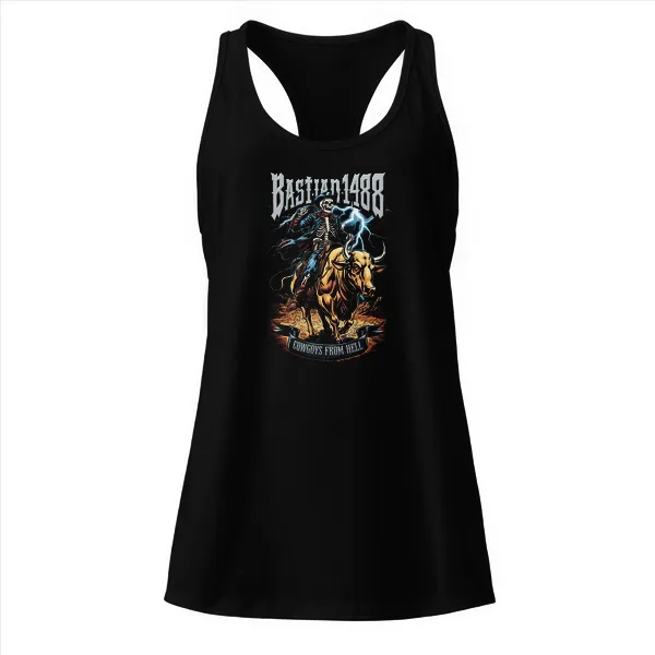 Bastian 1488 Cowgoy From Hell - Ladies • Razorback Tank • Premium