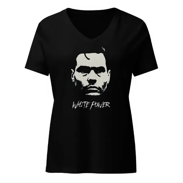 GLR White Power - Ladies • T-shirt • V-neck • Basic