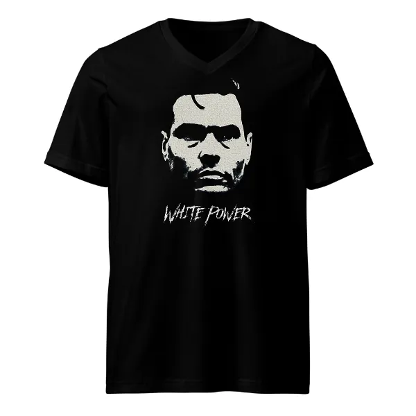 GLR White Power - Mens • T-shirt • V-neck • Basic