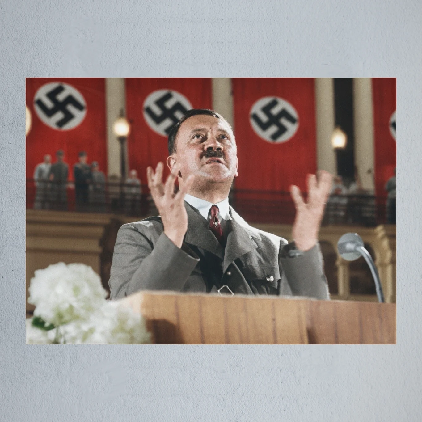 Hitler Speech Colorized • Poster