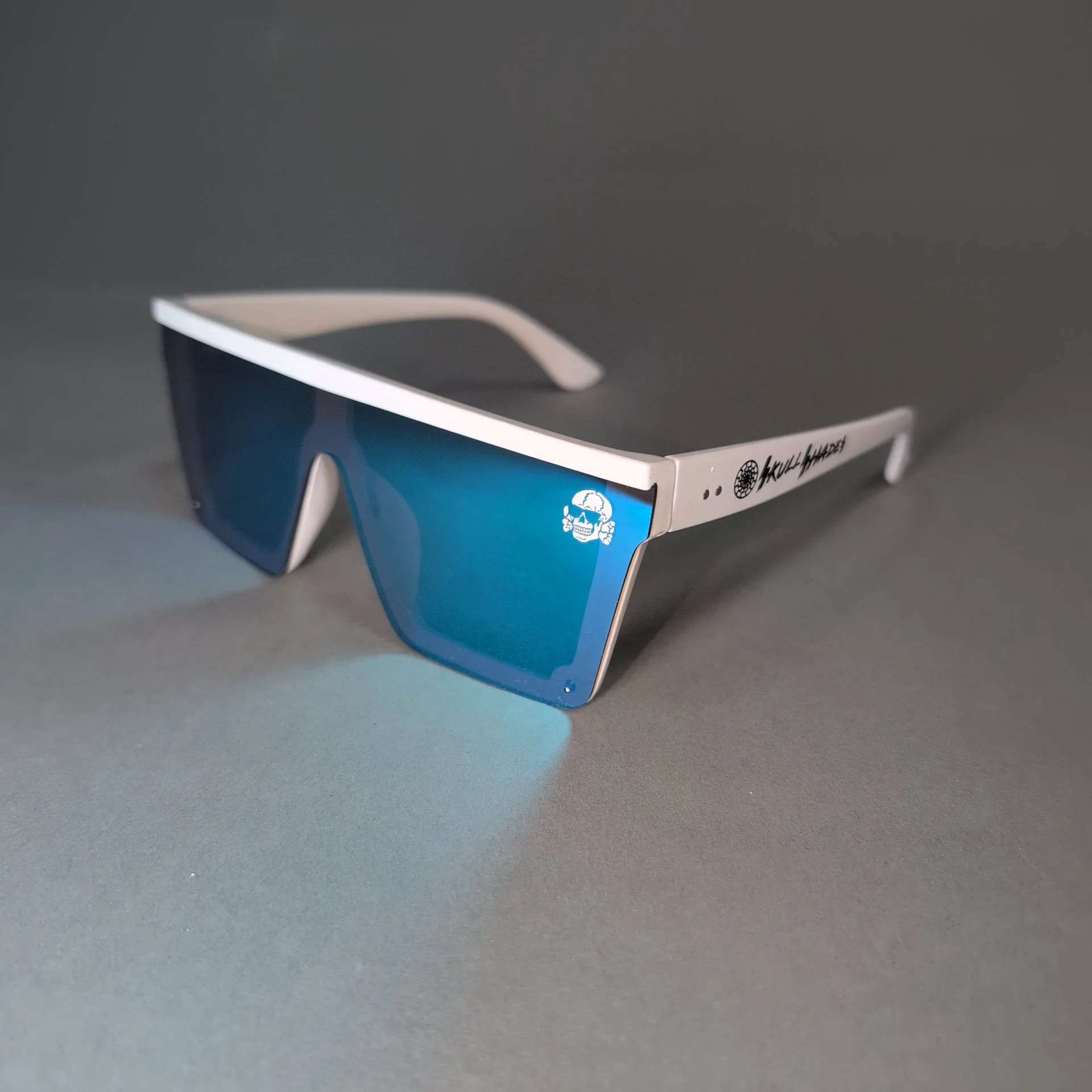 White Boy Winter [BLUE] • Skull Shades