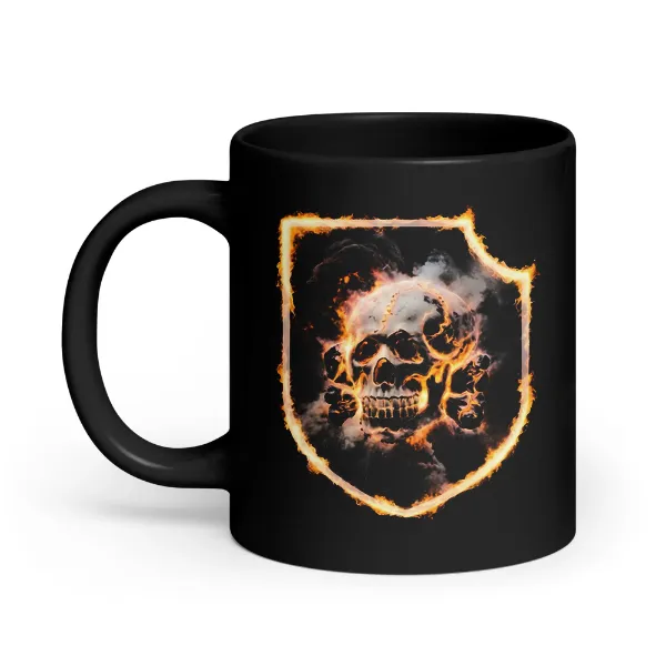 Blazing Panzer Totenkopf - Coffee Mug