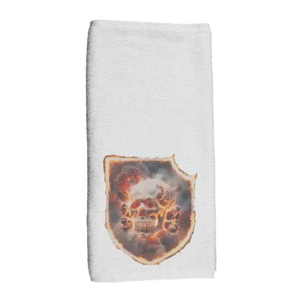 Blazing Panzer Totenkopf - Hand Towel