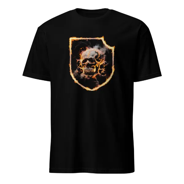 Blazing Panzer Totenkopf - Mens • T-shirt • Crew • Basic
