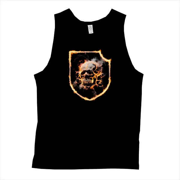 Blazing Panzer Totenkopf - Mens • Tank Top • Basic