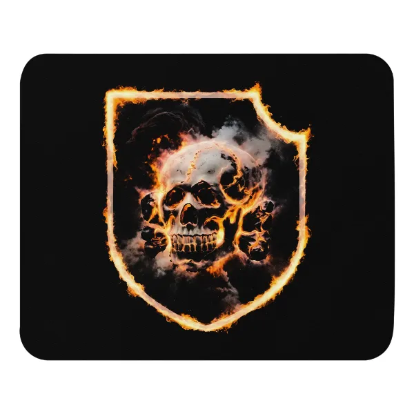 Blazing Panzer Totenkopf - Mouse Pad