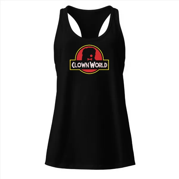 Clown World - Ladies • Razorback Tank • Premium