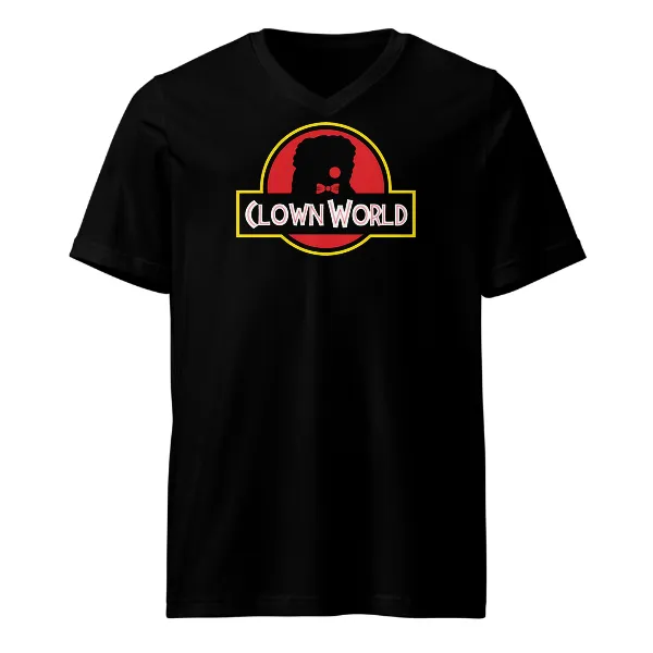 Clown World - Mens • T-shirt • V-neck • Basic