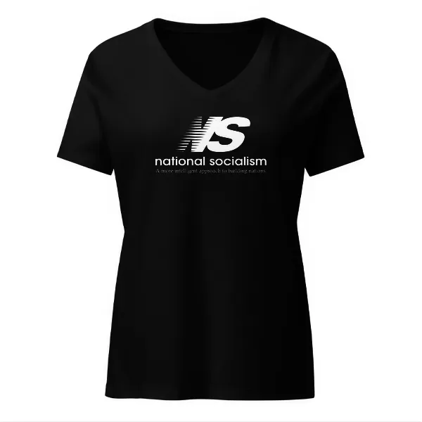 NS National Socialism - Ladies • T-shirt • V-neck • Basic