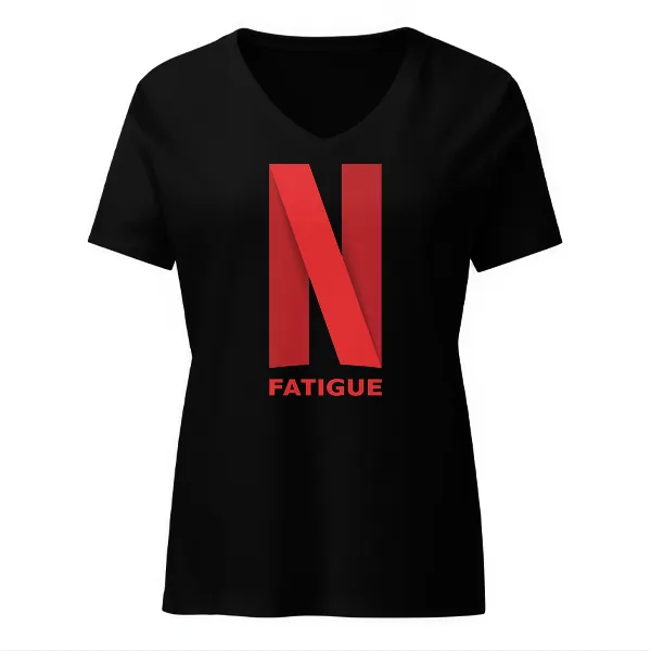 N Fatigue - Ladies • T-shirt • V-neck • Basic