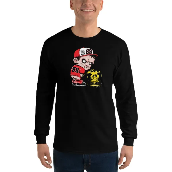 88 Kid Pissing on Jews - Mens • T-shirt • Long Sleeve • Basic