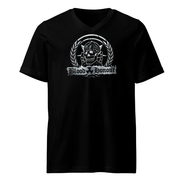 Blood and Honor Totenkopf - Mens • T-shirt • V-neck • Basic