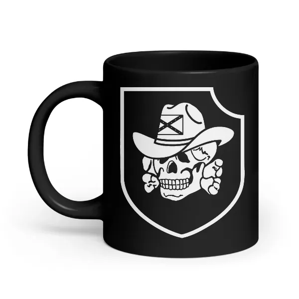Cowboy Panzer Totenkopf Division - Coffee Mug