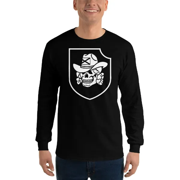 Cowboy Panzer Totenkopf Division - Mens • T-shirt • Long Sleeve • Basic