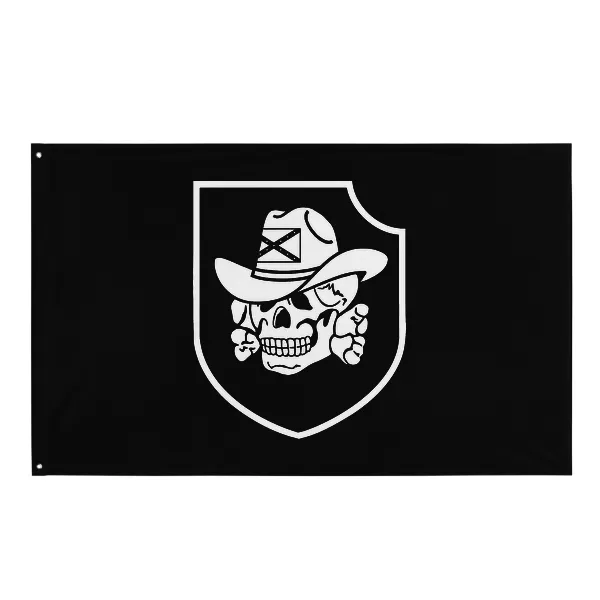 Cowboy Panzer Totenkopf Division - Flag • Small