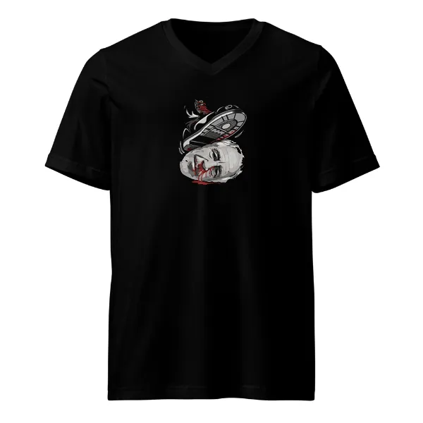 Curbstomp Epstein Pedos - Mens • T-shirt • V-neck • Premium