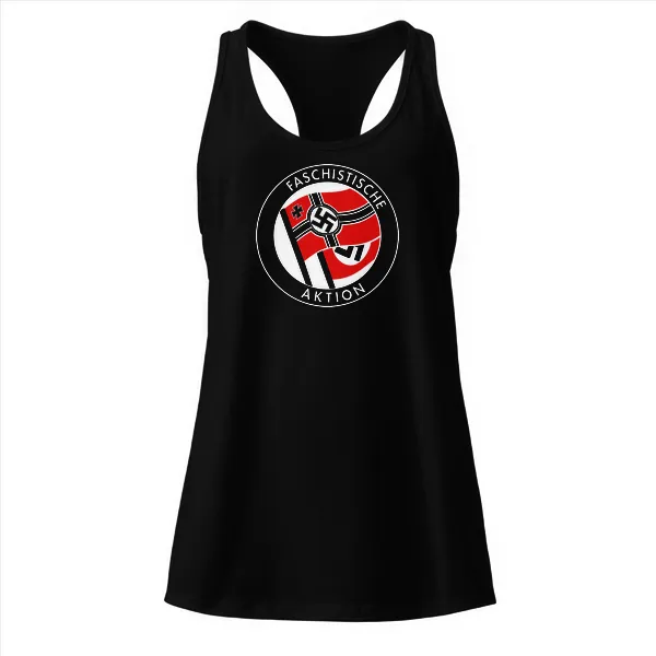 Fascist Action - Ladies • Razorback Tank • Premium