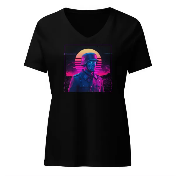 Fashwave Future SS - Ladies • T-shirt • V-neck • Premium