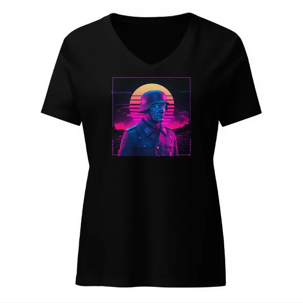 Fashwave Future SS - Ladies • T-shirt • V-neck • Basic
