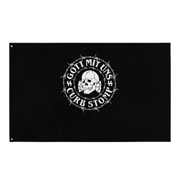Gott Mit Unz Curb Stomp - Flag • Small