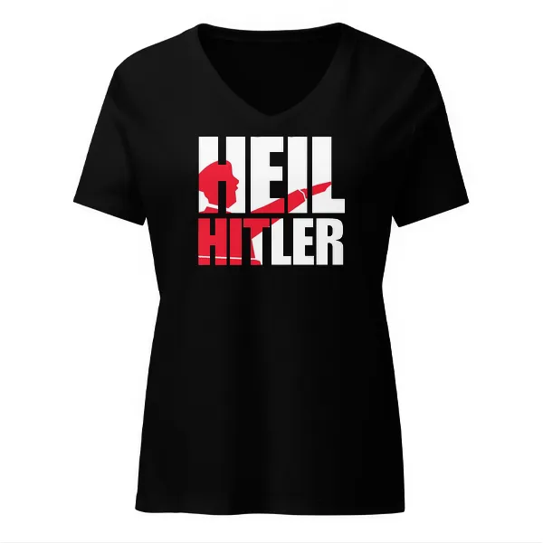 Heil Hitler - Ladies • T-shirt • V-neck • Premium