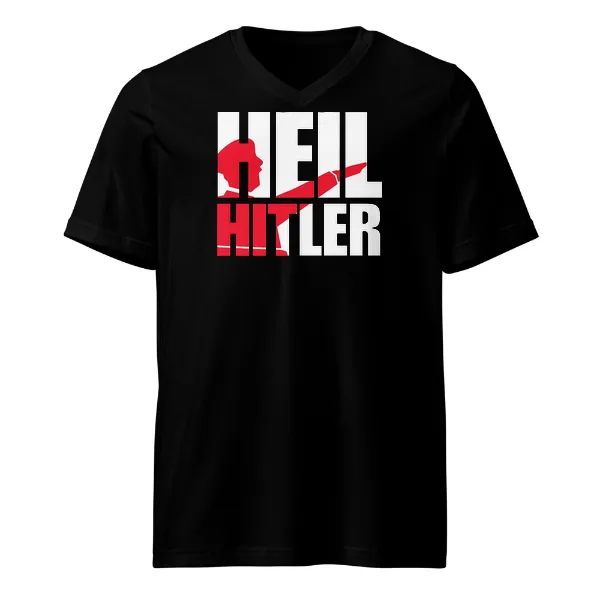 Heil Hitler - Mens • T-shirt • V-neck • Basic