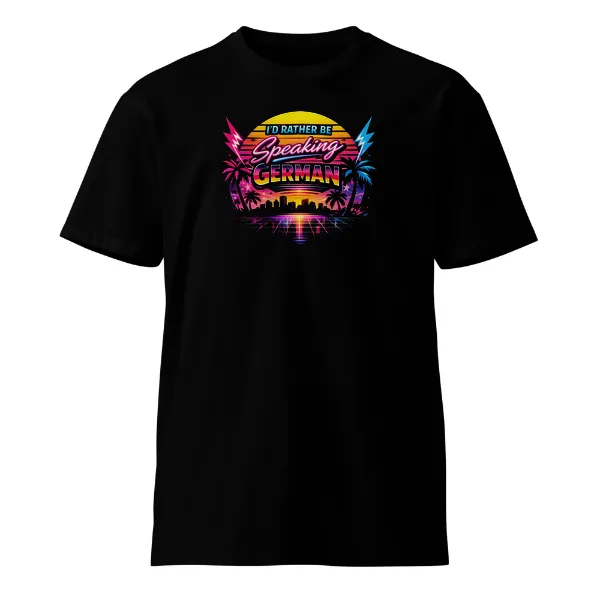 I'd Rather Be Speaking German - Mens • T-shirt • Crew • Supreme