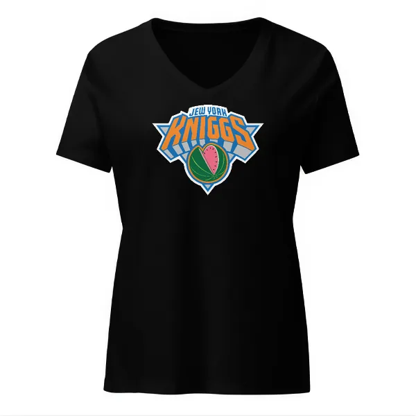 Jew York Kniggs - Ladies • T-shirt • V-neck • Premium