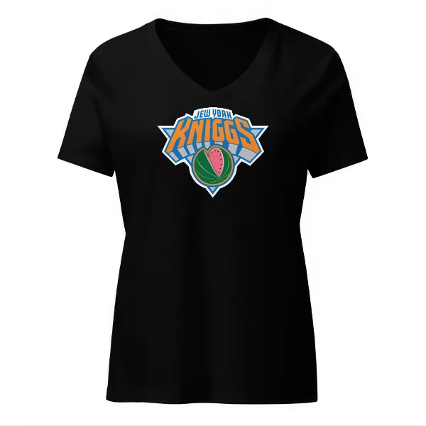 Jew York Kniggs - Ladies • T-shirt • V-neck • Basic