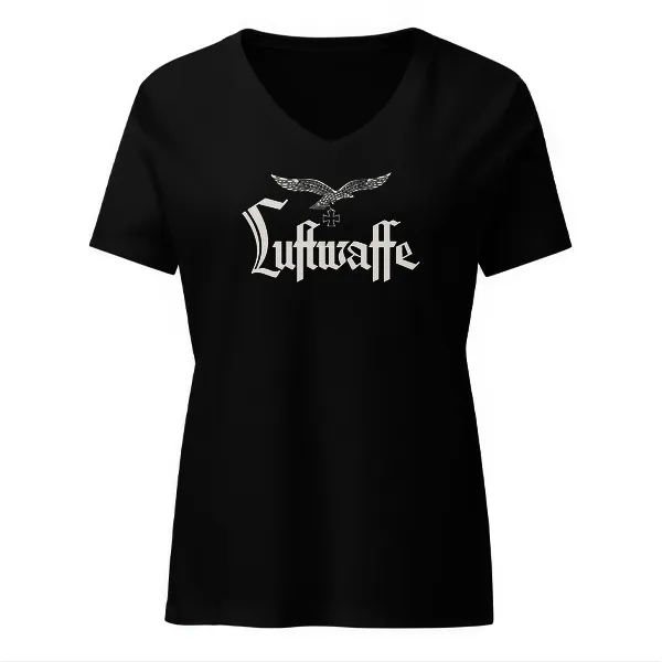Luftwaffe Iron Cross - Ladies • T-shirt • V-neck • Premium