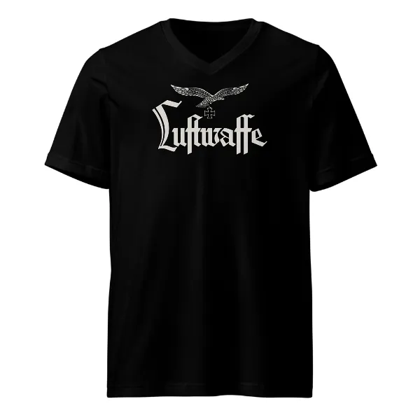 Luftwaffe Iron Cross - Mens • T-shirt • V-neck • Basic