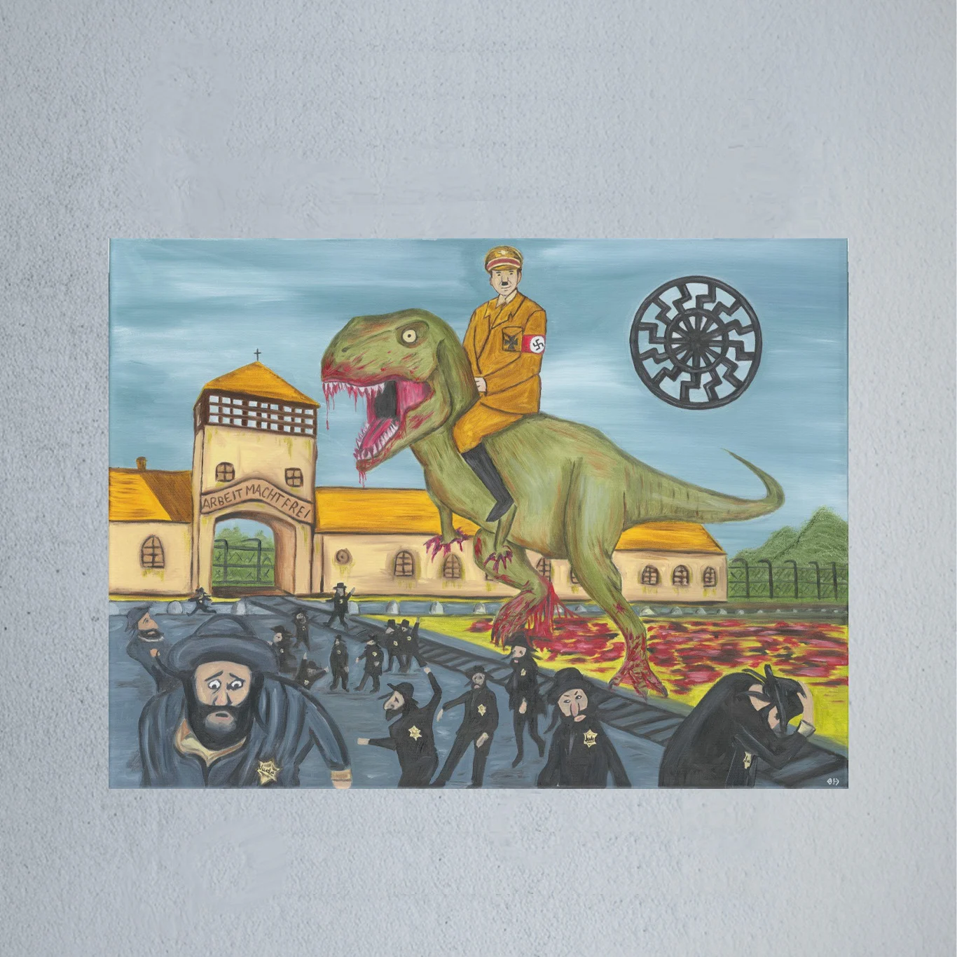 Hitler T-Rex • Buchen Waldo • Poster