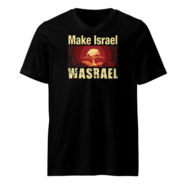 Make Israel Wasrael - Mens • T-shirt • V-neck • Premium